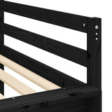 Kids' Loft Bed Without Mattress With Slide