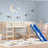 Kids' Loft Bed Without Mattress With Slide