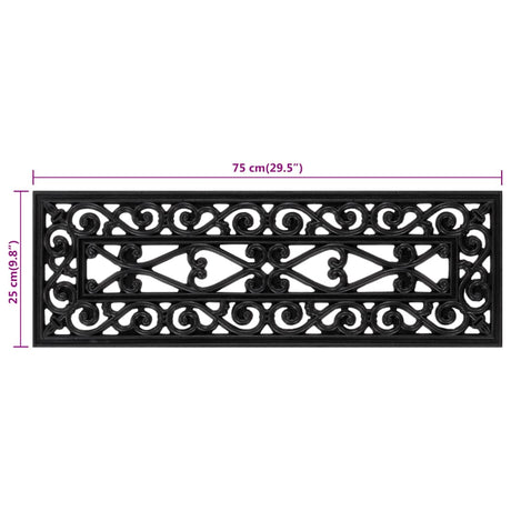 Stair Treads 10 Pcs 25X75 Cm Rubber