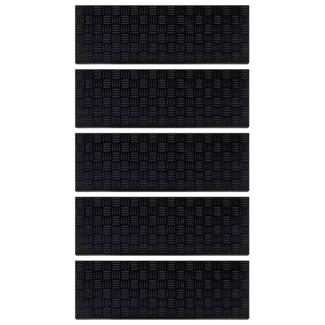 Stair Treads 5 Pcs 25X75 Cm Rubber