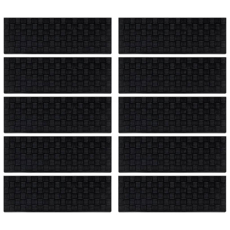 Stair Treads 10 Pcs 25X75 Cm Rubber