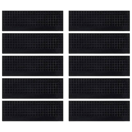 Stair Treads 10 Pcs 25X75 Cm Rubber