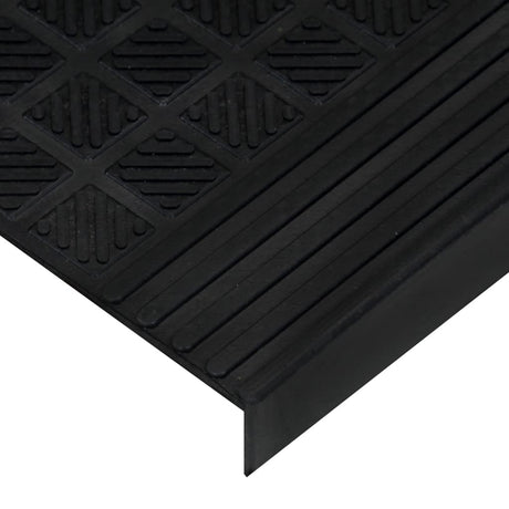 Stair Treads 10 Pcs 25X75 Cm Rubber