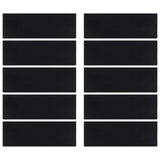 Stair Treads 10 Pcs 25X75 Cm Rubber