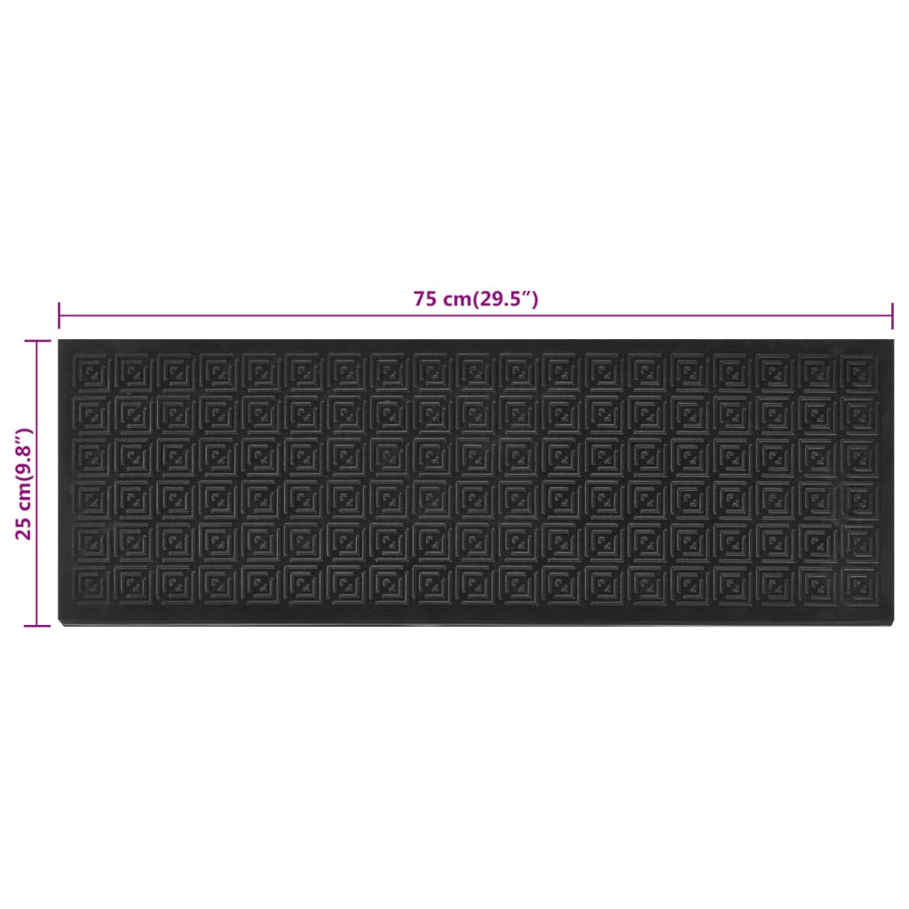 Stair Treads 10 Pcs 25X75 Cm Rubber