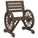 Garden Chairs 4 Pcs Solid Wood Fir