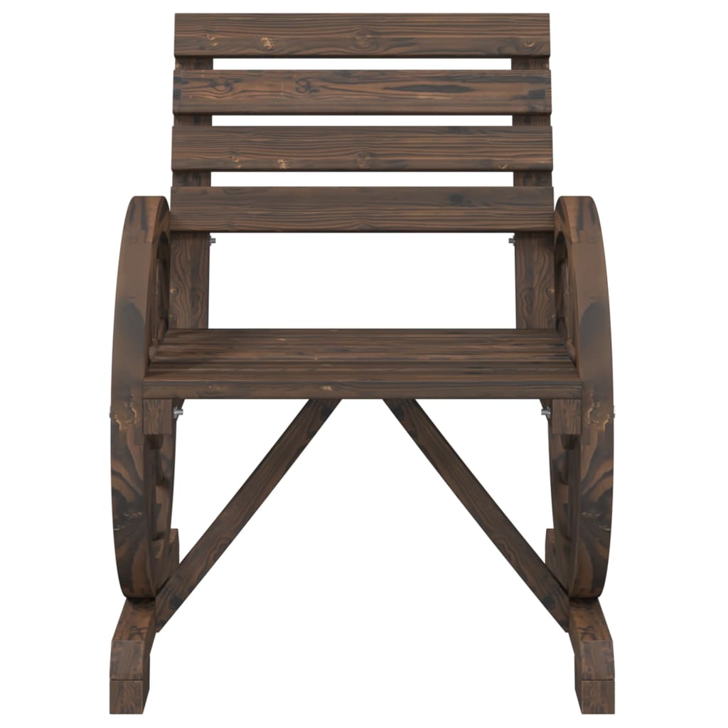 Garden Chairs 4 Pcs Solid Wood Fir