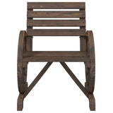 Garden Chairs 4 Pcs Solid Wood Fir