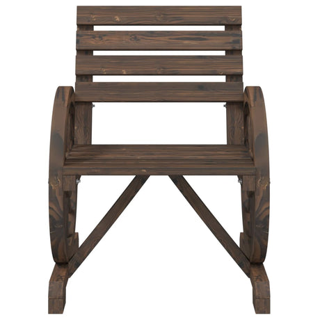 Garden Chairs 4 Pcs Solid Wood Fir