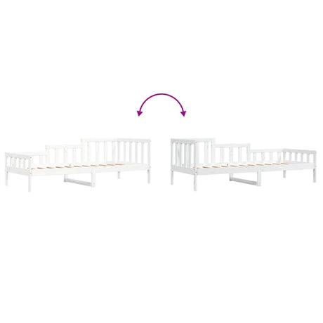 Day Bed Without Mattress Solid Wood Pine