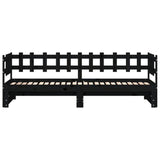 Pull-Out Day Bed Without Mattress 2X(80X200) Cm Solid Wood