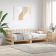 Pull-Out Day Bed Without Mattress 2X(80X200) Cm Solid Wood