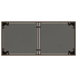 Garden Table With Top 115X54X74 Cm Poly Rattan