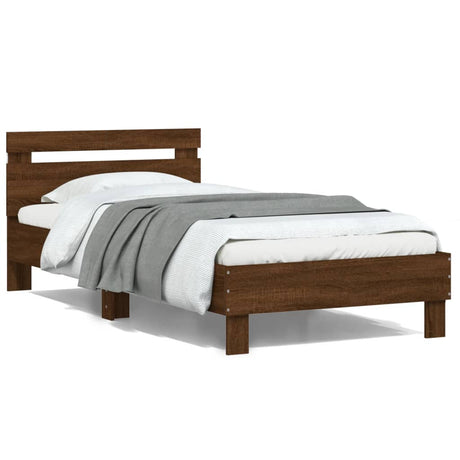 Bed Frame With Led Without Mattress