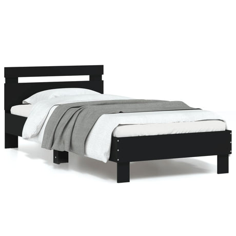 Bed Frame With Led Without Mattress