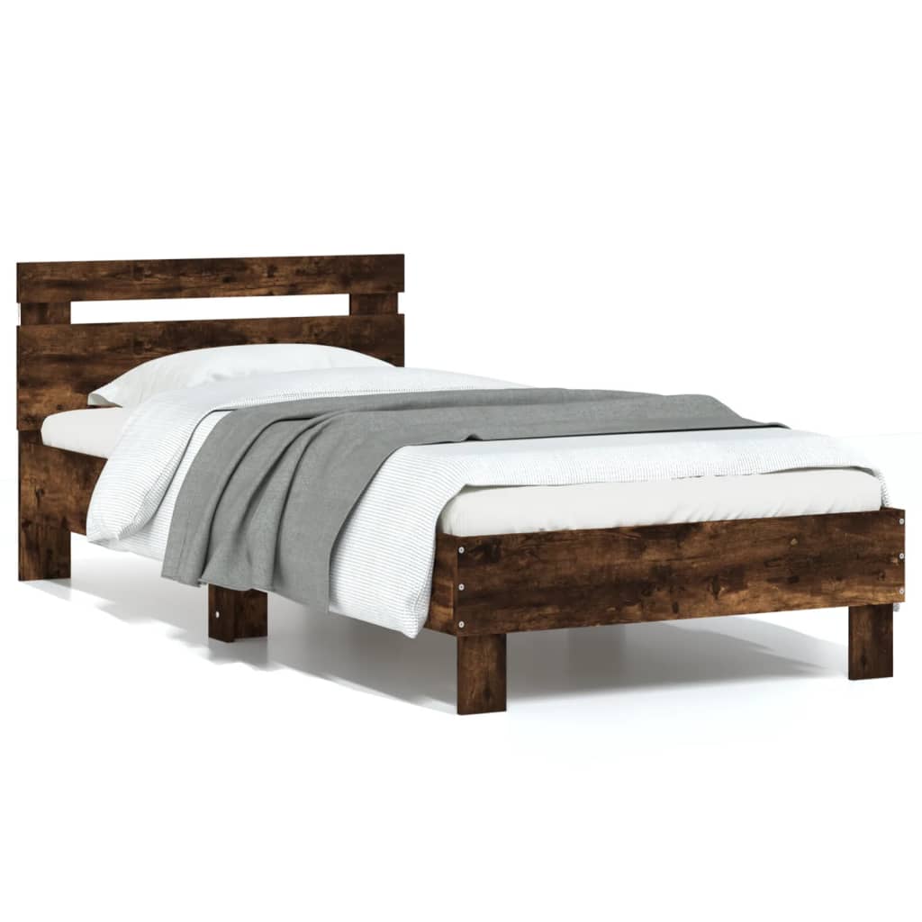 Bed Frame With Led Without Mattress