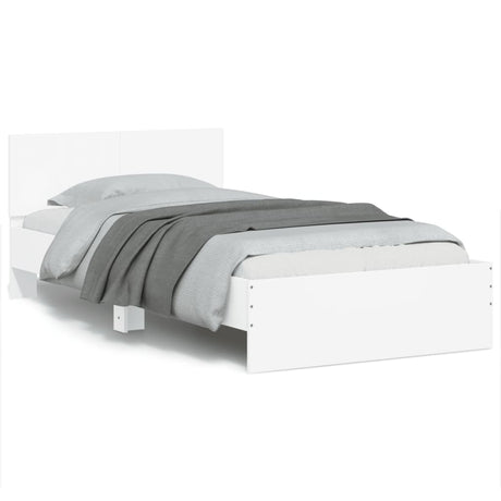 Bed Frame Without Mattress With Led Lights