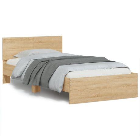Bed Frame Without Mattress With Led Lights