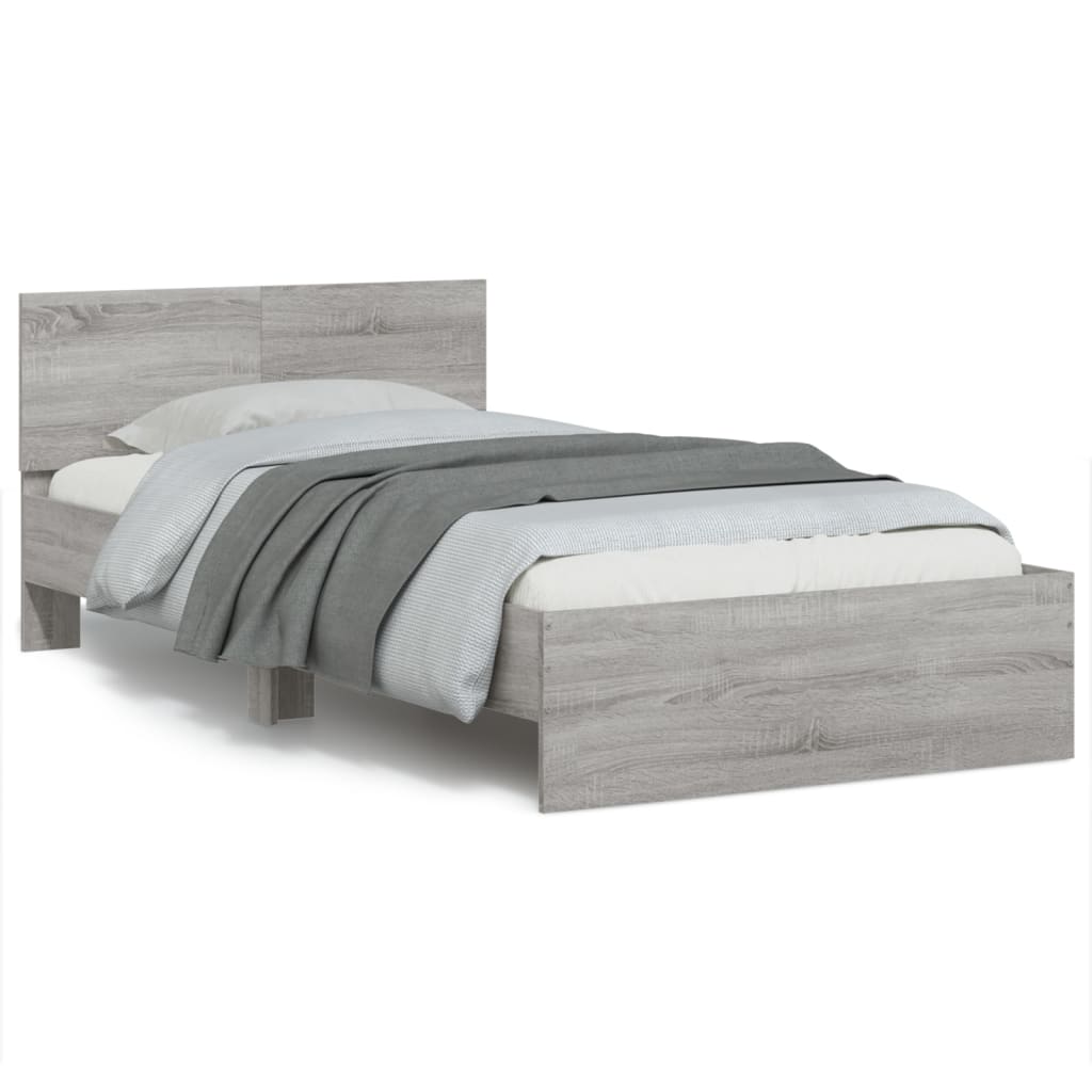 Bed Frame Without Mattress With Led Lights
