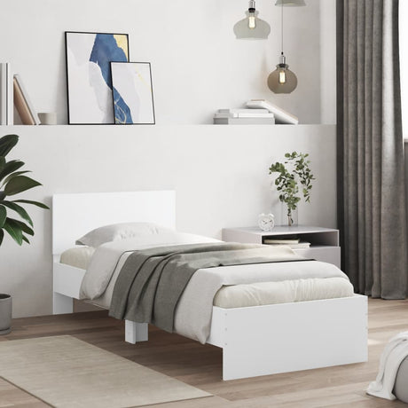Bed Frame Without Mattress With Led Lights