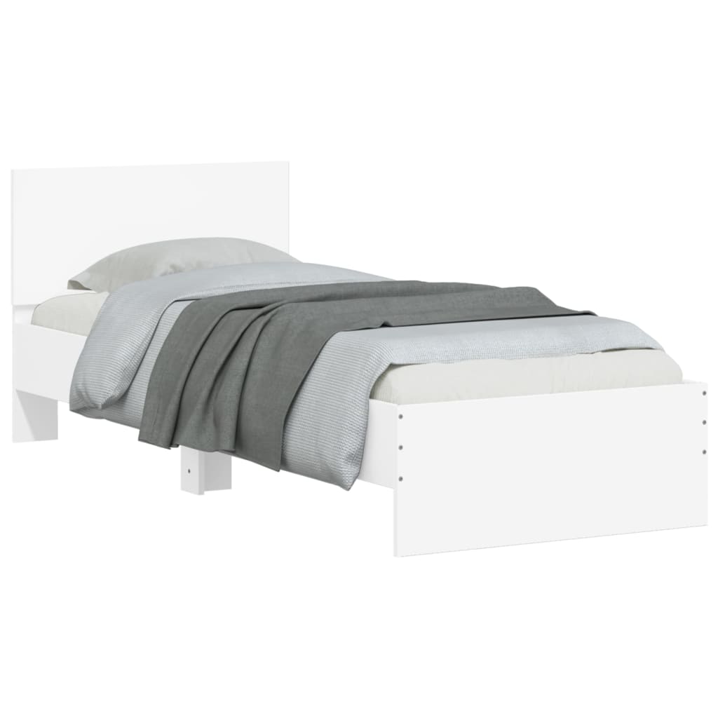 Bed Frame Without Mattress With Led Lights