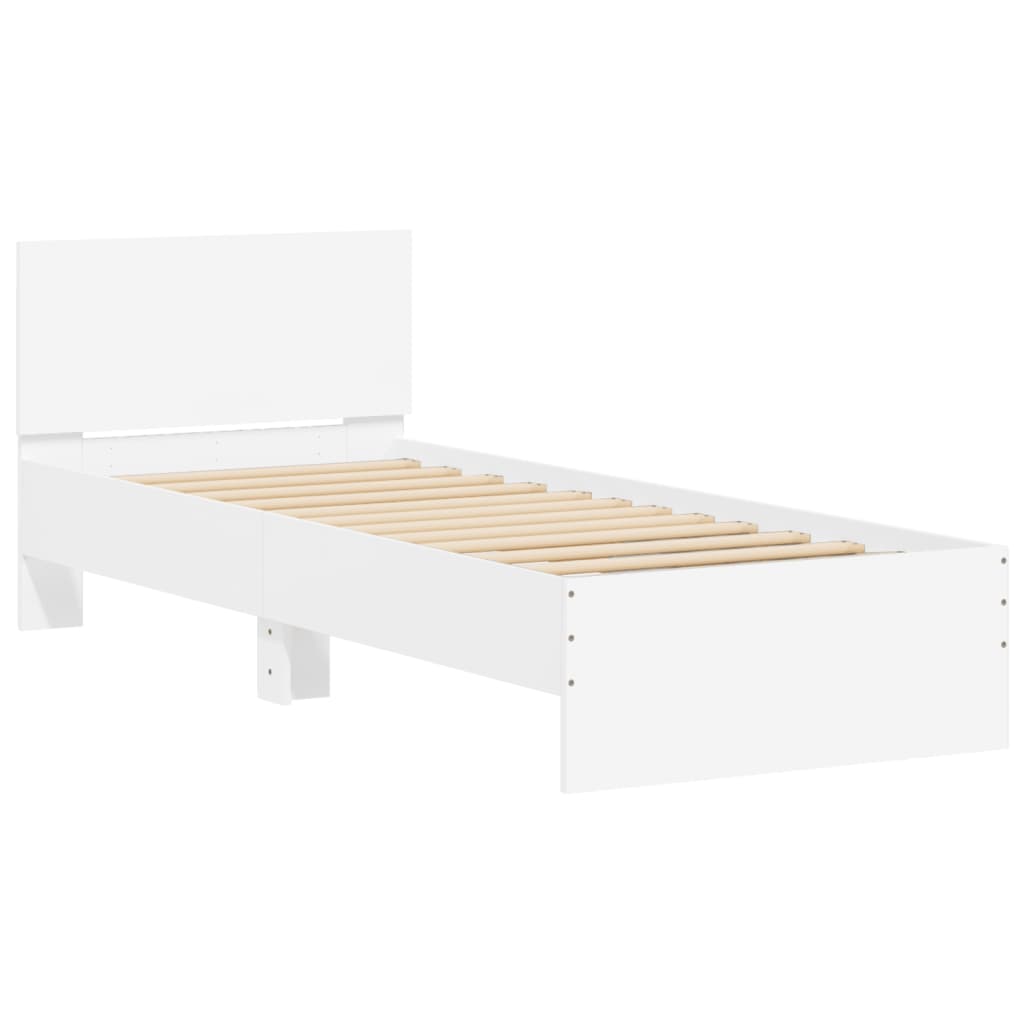 Bed Frame Without Mattress With Led Lights