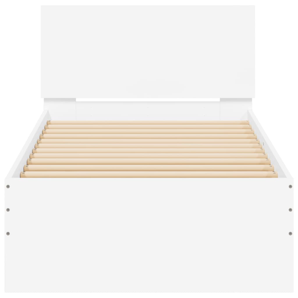 Bed Frame Without Mattress With Led Lights
