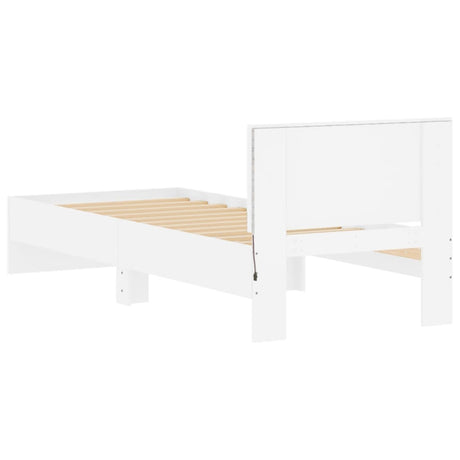 Bed Frame Without Mattress With Led Lights