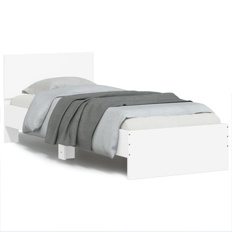 Bed Frame Without Mattress With Led Lights