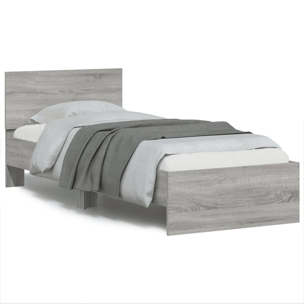 Bed Frame Without Mattress With Led Lights