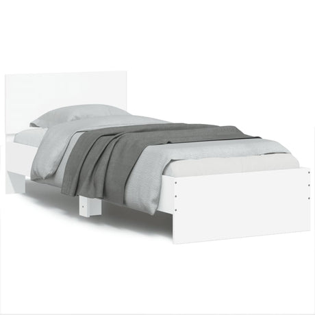 Bed Frame Without Mattress With Led Lights