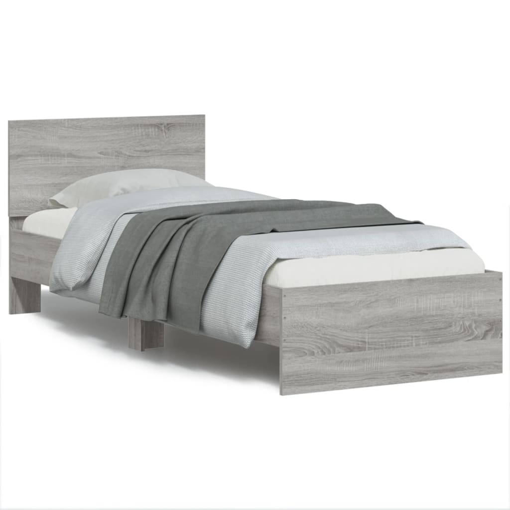 Bed Frame Without Mattress With Led Lights