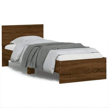 Bed Frame Without Mattress With Led Lights
