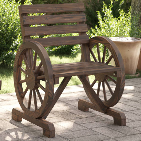 2 Piece Garden Lounge Set Solid Wood Fir