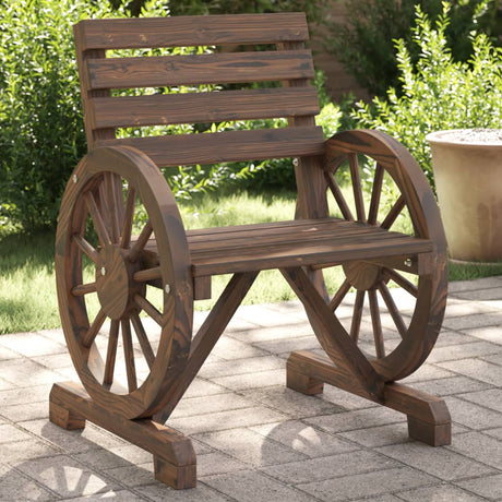 2 Piece Garden Lounge Set Solid Wood Fir
