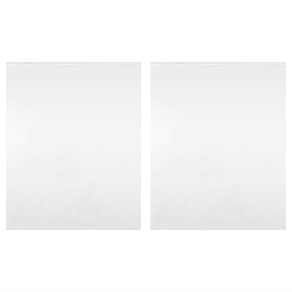 Mirror Films 2 Pcs Self-Adhesive Pet