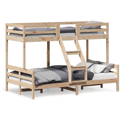 Bunk Bed Without Mattress 80X200/120X200 Cm Solid Wood