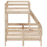 Bunk Bed Without Mattress 80X200/120X200 Cm Solid Wood