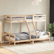 Bunk Bed Without Mattress 80X200/120X200 Cm Solid Wood