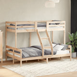 Bunk Bed Without Mattress 80X200/120X200 Cm Solid Wood