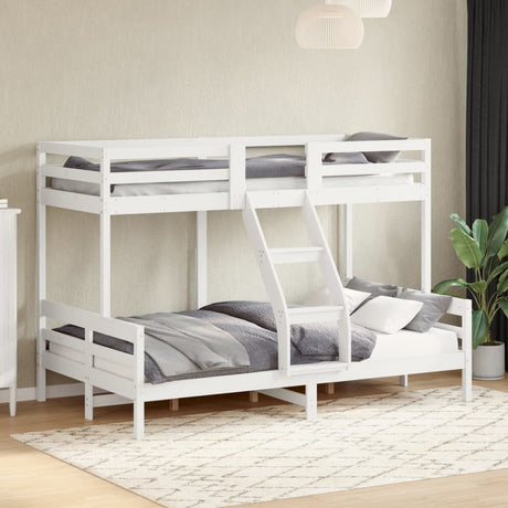 Bunk Bed Without Mattress 80X200/120X200 Cm Solid Wood