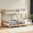 Bunk Bed Without Mattress 80X200/140X200 Cm Solid Wood