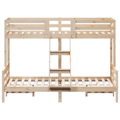 Bunk Bed Without Mattress 90X200/140X200 Cm Solid Wood