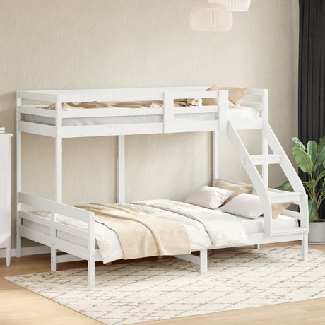 Bunk Bed Without Mattress 80X200/140X200 Cm Solid Wood
