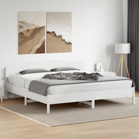 Bed Frame Without Mattress Solid Wood Pine