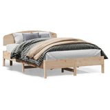 Bed Frame Without Mattress Solid Wood Pine