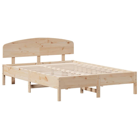 Bed Frame Without Mattress Solid Wood Pine
