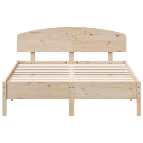 Bed Frame Without Mattress Solid Wood Pine