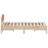 Bed Frame Without Mattress Solid Wood Pine