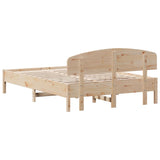 Bed Frame Without Mattress Solid Wood Pine